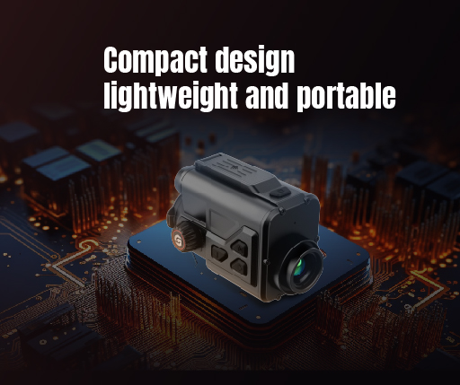 Accessoire d'imagerie thermique à fixation par clip pour les environnements à faible luminosité ou dans l'obscurité totale