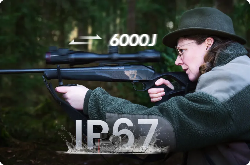 Stable, fiable, conçu pour les conditions réelles de <br>chasse