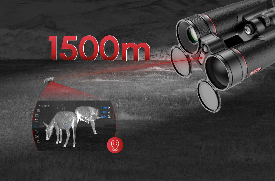 Télémètre laser <br> Ciblage de précision