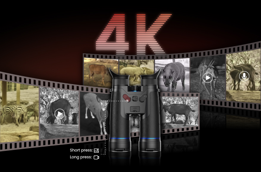 Enregistrement 4K <br> Revivez vos meilleurs moments