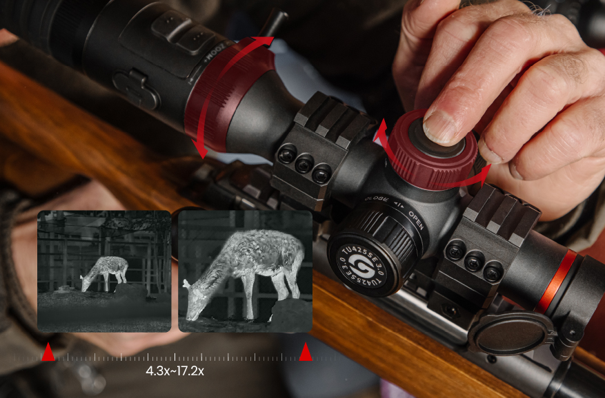 Conçu pour les chasseurs <br> Un contrôle sans faille
