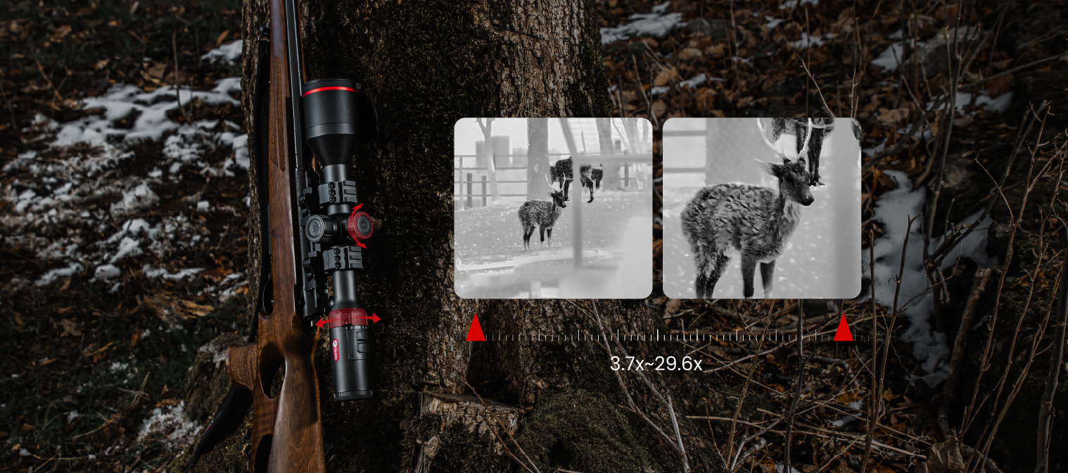 Conçu pour les chasseurs <br> Un contrôle sans faille