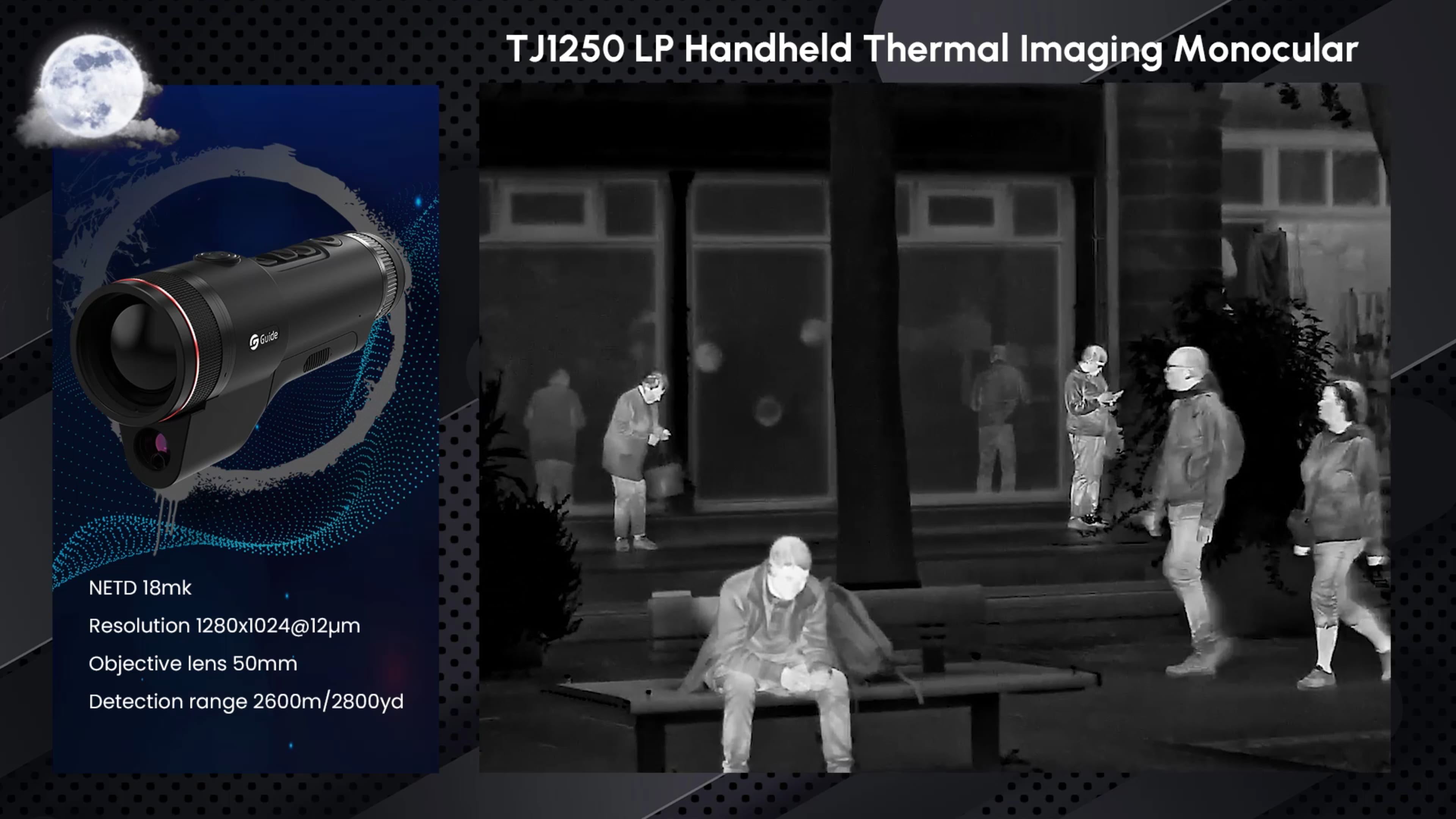 Images thermiques | Guide du monoculaire thermique d'extérieur TJ1250LP