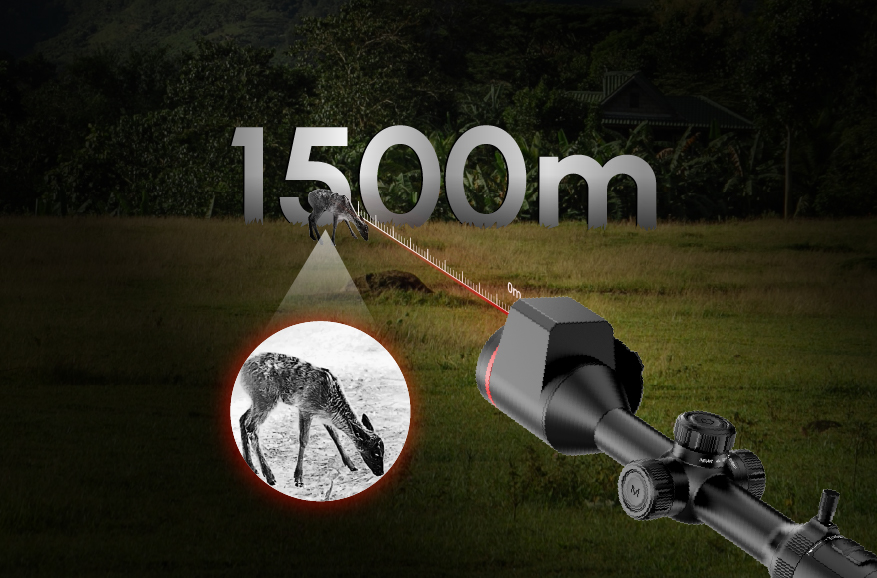 Localisation précise <br> Jusqu'à 1 500 m