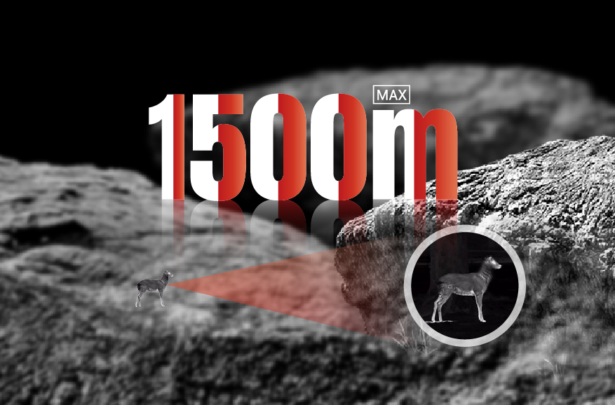 Détection rapide – Télémètre laser 1 500 m