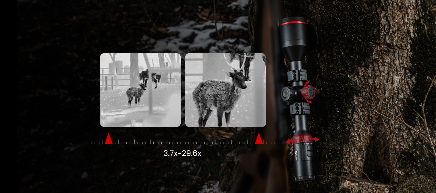 Conçu pour les chasseurs <br> Un contrôle sans faille